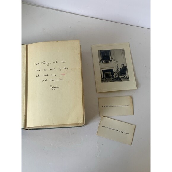 SIGNED Book + signed letter / Many a Good Crusade / Virginia Gildersleeve / 1955 - Picture 2 of 12